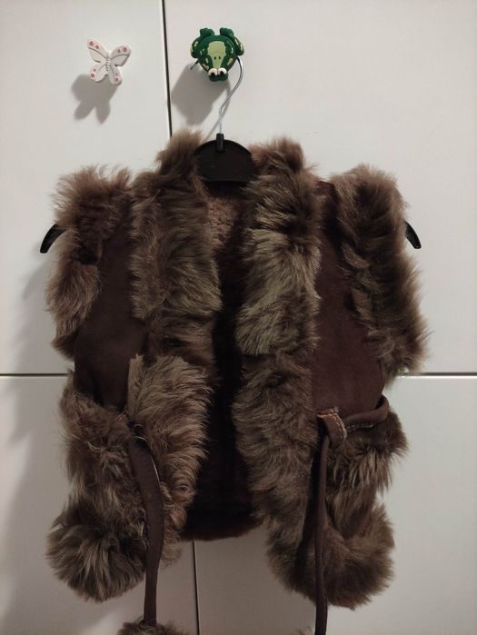 Vesta blană naturală copii