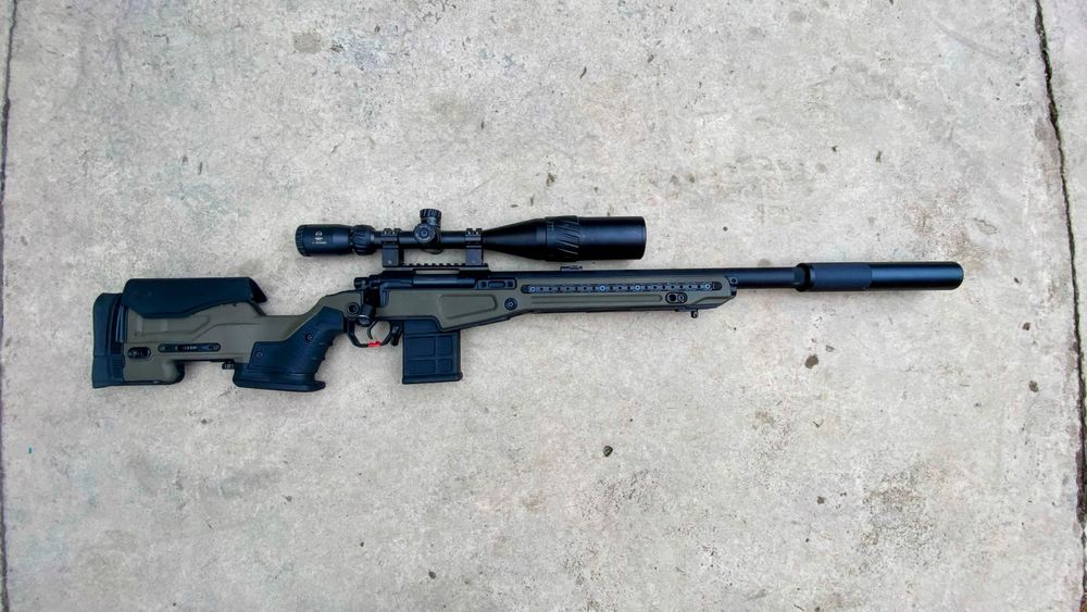 Pusca Sniper si DMR airsoft, Action army, SR25 upgade de top
