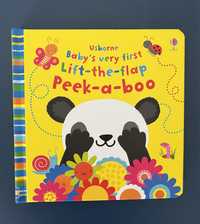 Carte educativa copii - Peek a boo -  Usborne baby : Fiona Watt - NOUA