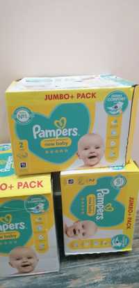 Pampers 76 броя от 4 до 8 кг