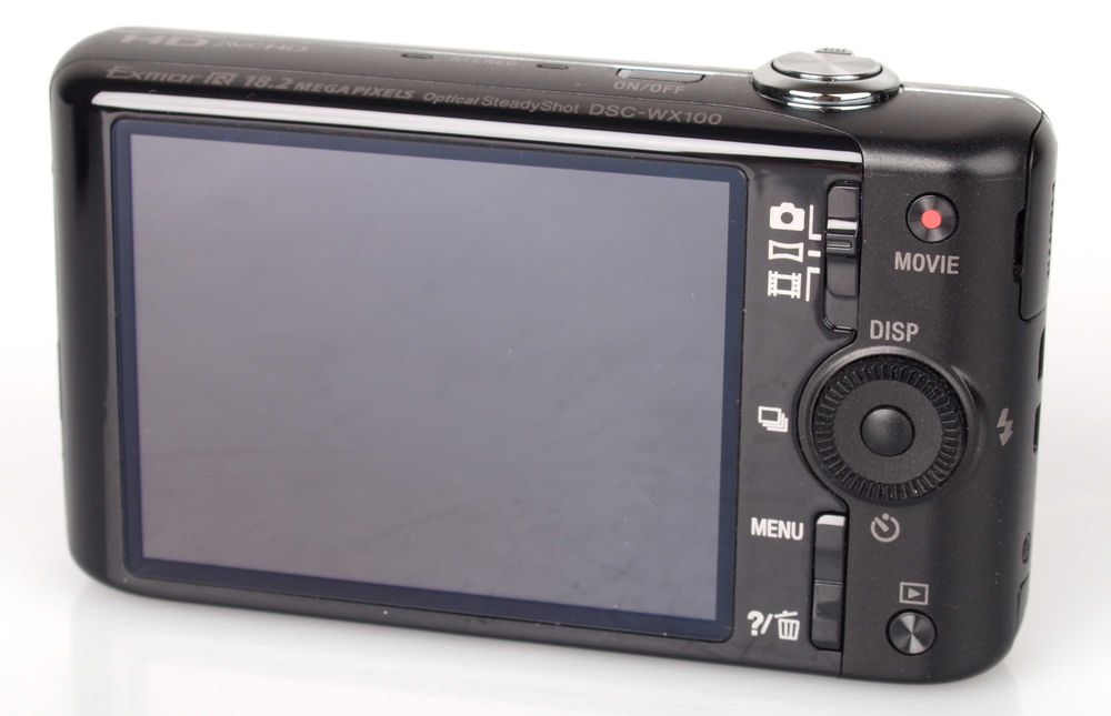 SONY Cybershot DSC WX100 компактен дигитален фотоапарат FULL HD камера