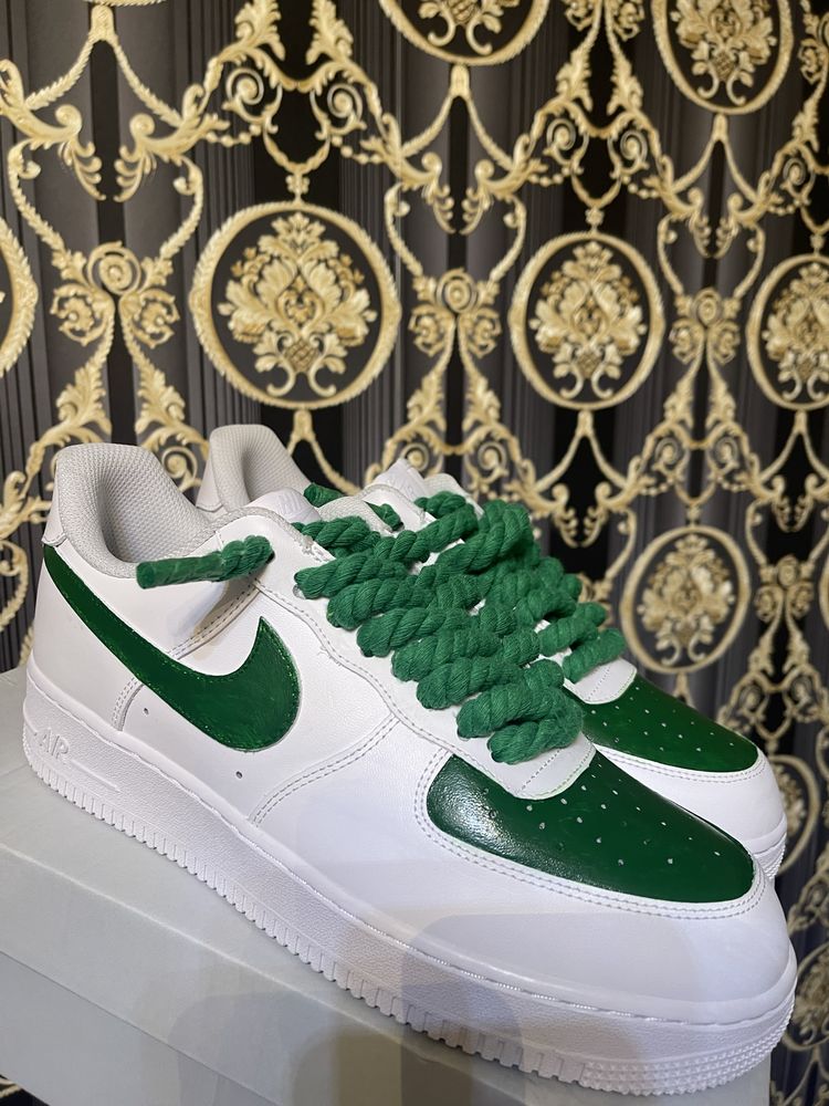 Nike Air Force 1 Green Rope Custom