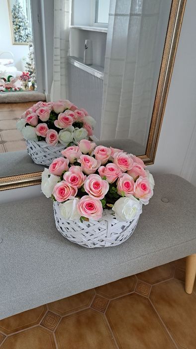 Coșuleț Shabby Chic (40cm) produs nou