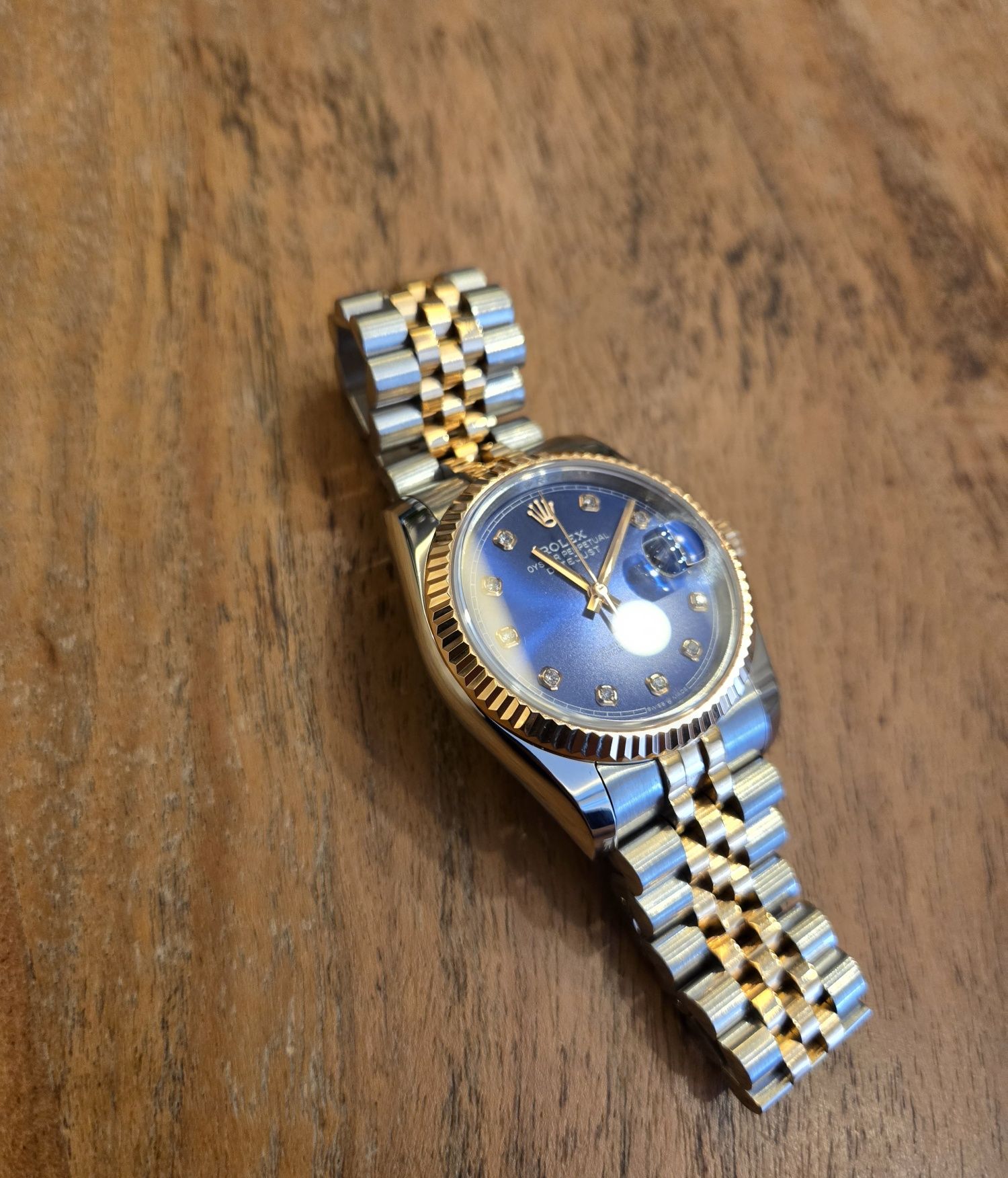 Rolex datejust blue