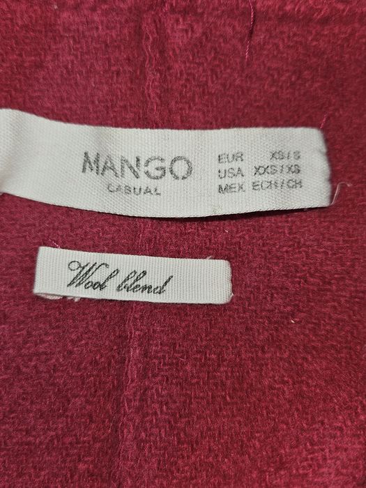 Vand sacou Mango din lana tip paltonas merge si L