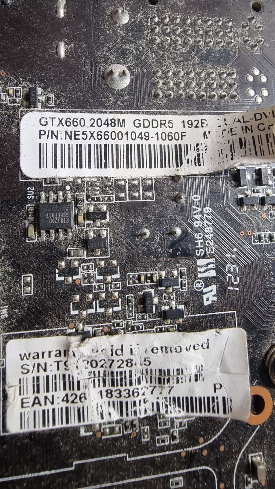 Видеокарта Gainward  GTX 660 2 GB DDR5