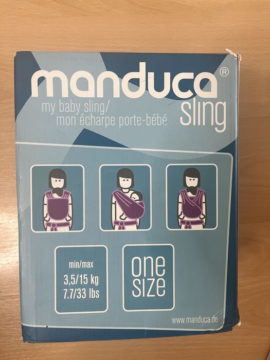 Еластичен слинг Manduca, жълт