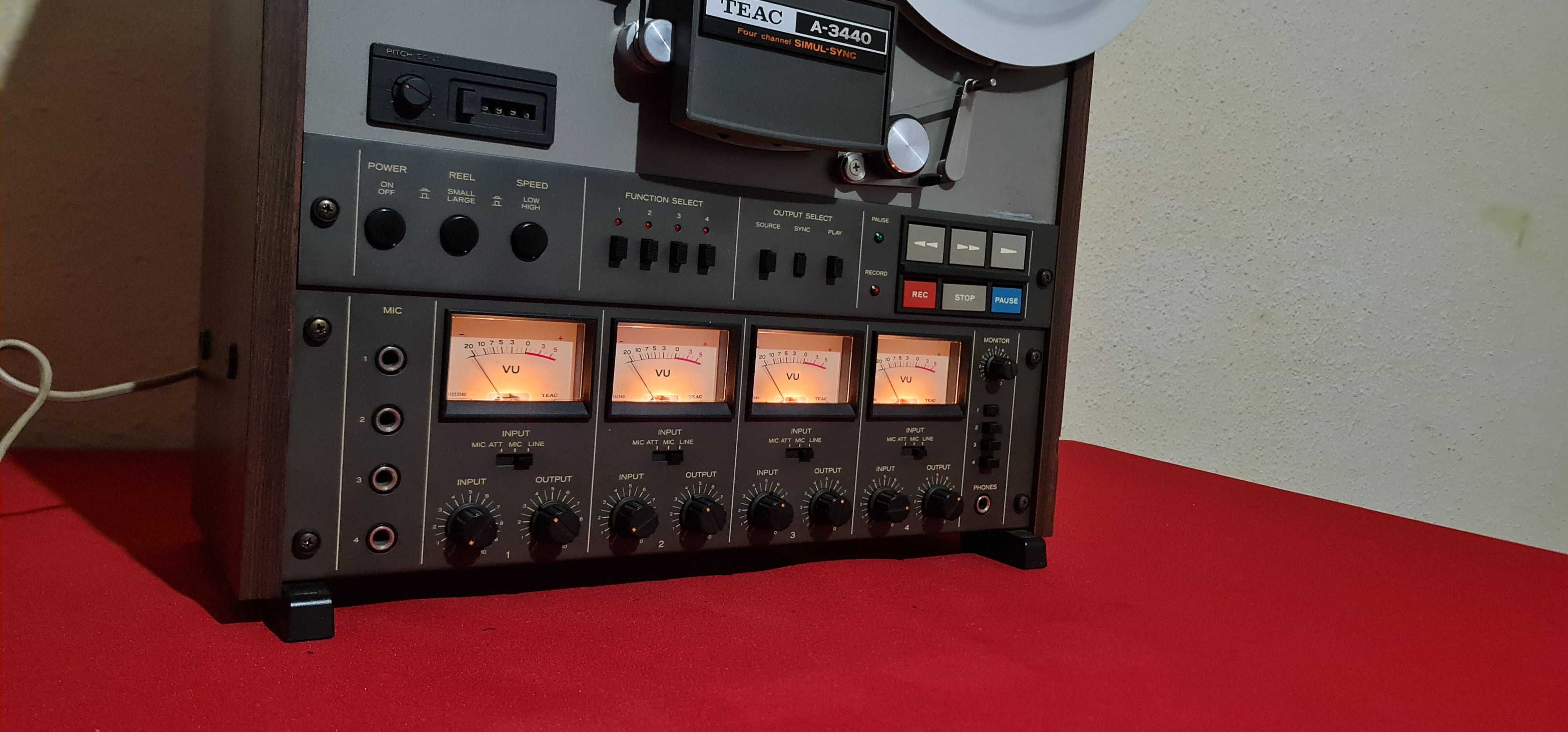 TEAC A-3440 4-CHANNEL Made in Japan
