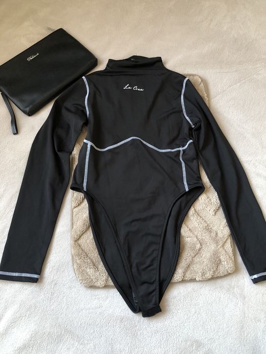 Дамско Боди с дълъг ръкав и висока талия