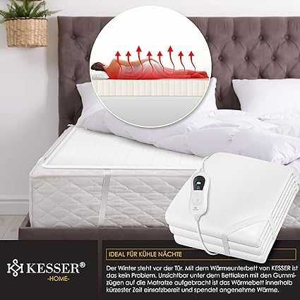 Електрическо одеяло KESSER®, 150 x 80 см, с автоматично изключване