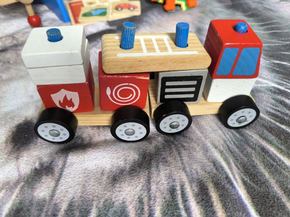 Дървени, образователни, развиващи, монтесори, сортер, за нанизване