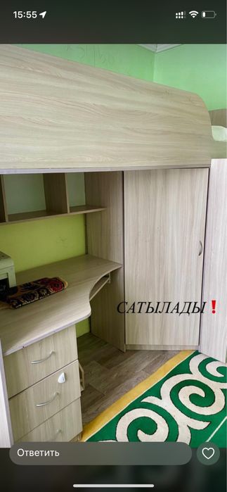 Продается детский комплект кровать-шкаф