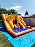 Topogan/tobogan cu piscina de închiriat - 500 lei