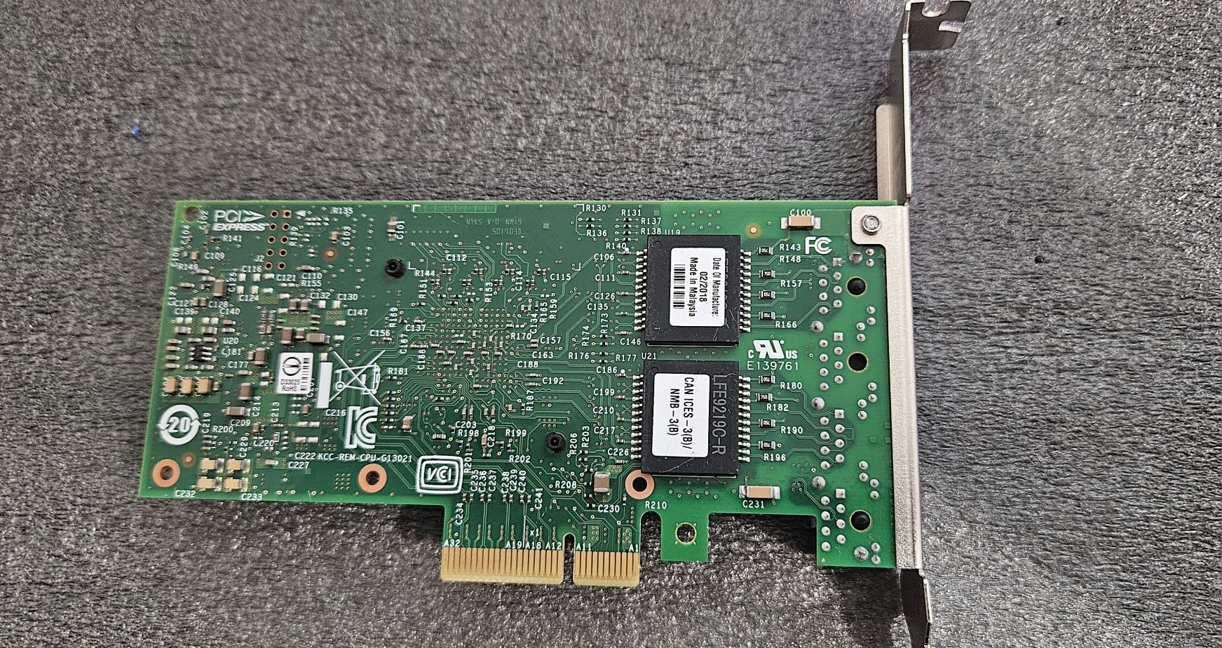 Tr Gratuit Placa retea Intel I350-T4  Quad Port 1Gbps Full / Low