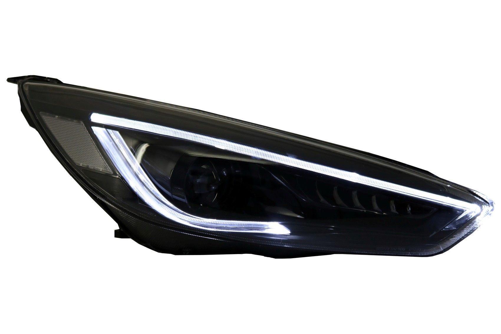 RHD Faruri LED DRL Ford Focus III Mk3 Facelift (2015-2017)