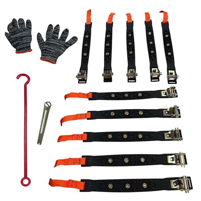 PVC/ПВЦ Вериги за сняг 10бр комплект