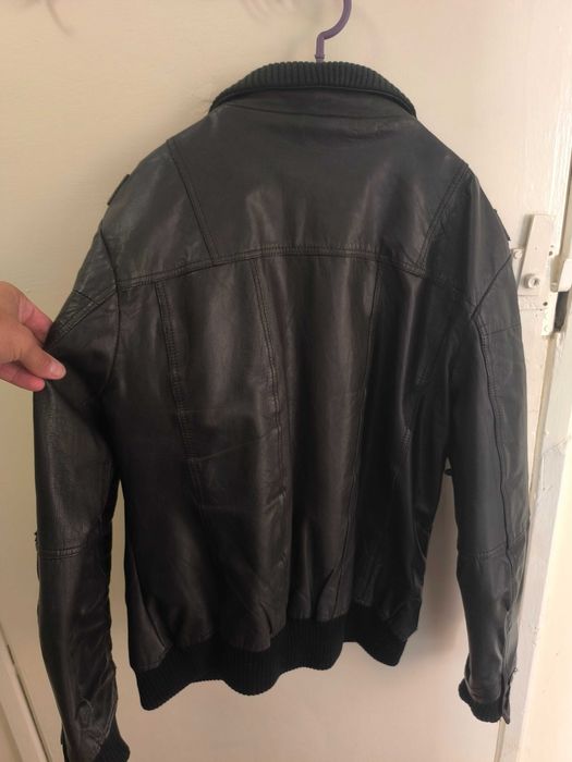 Кожено яке ,JACK& JONES XL естествена кожа