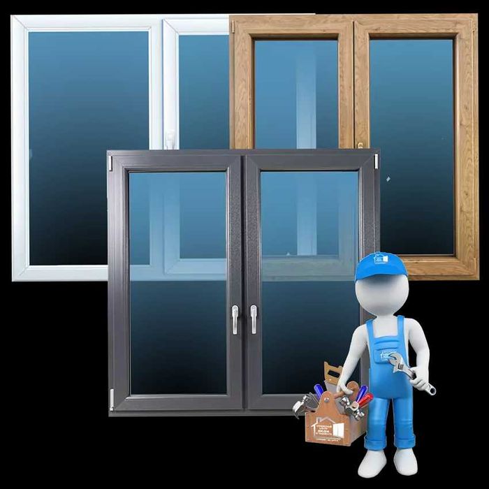 Ремонт окон Замена уплотнителя фурнитур Пластиковые окна двери установ