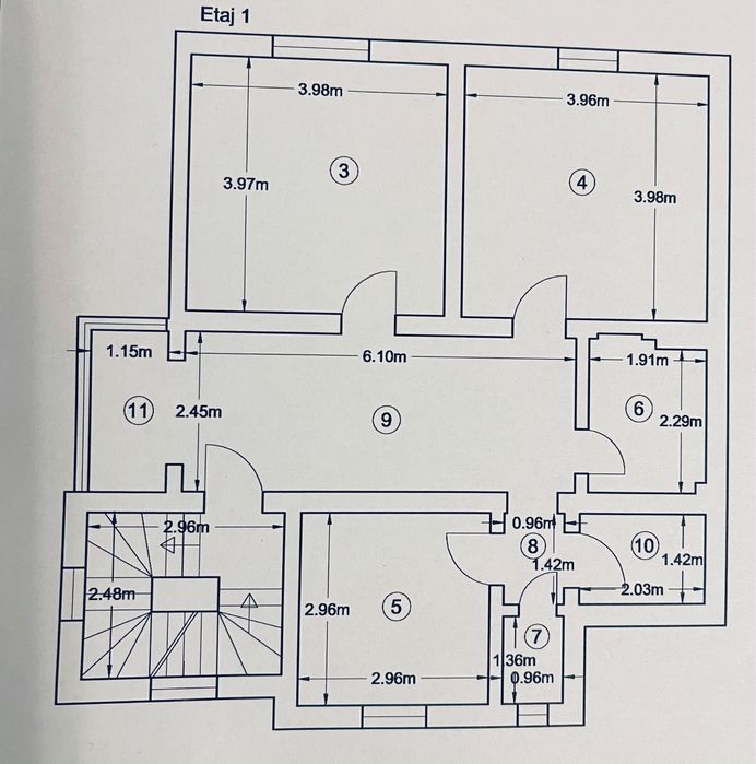 Inchiriez spatiu de birou, singur pe etaj, in vila zona Plevnei
