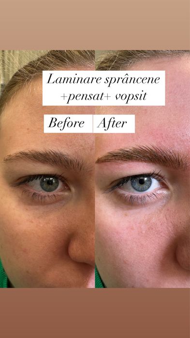 Extensii de gene fir cu fir,pensat ,laminare sprancene ,epilare mustat