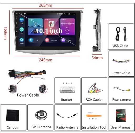 Dvd Auto Vw Passat CC B7 "2011-2018" 10 Inch 2GB 32GB 4 Core Nou
