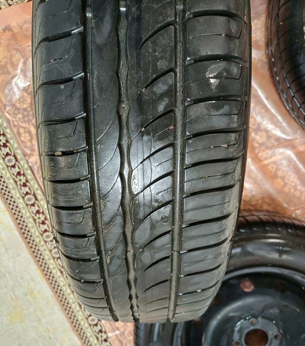 Штампованные диски 4х100 R 15 +шины