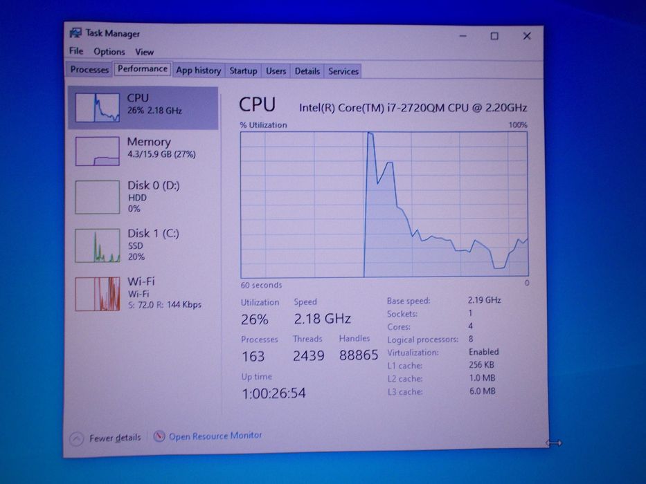 Laptop Dell Precision M6600