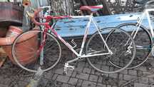 cursiera cadru otel columbus echipament shimano campagnolo