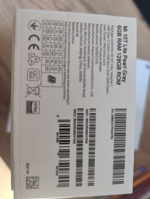 Mi 10 T Light 5 G 128 GB