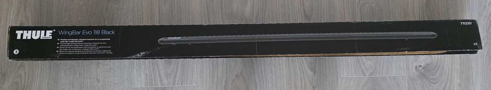Bare transversale auto Thule Evo 118 + Suport ski/snowboard Thule