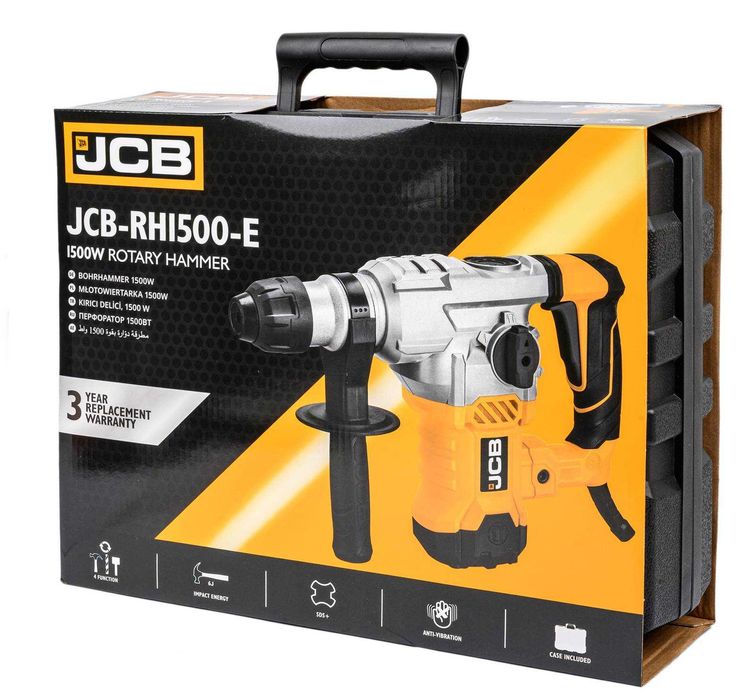 Електрически перфоратор JCB RH1500-E, 1500 W, SDS-plus, 6 J