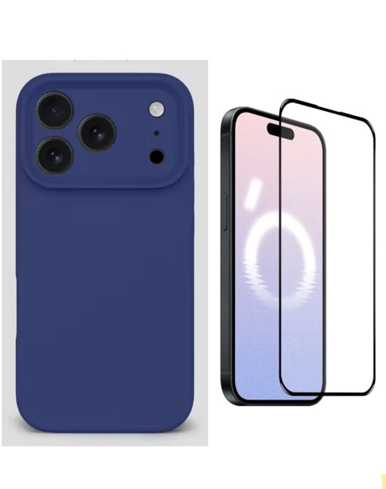 Iphone 17 AIR PRO MAX Husa Safe Color Magsafe + Folie Sticla Surface