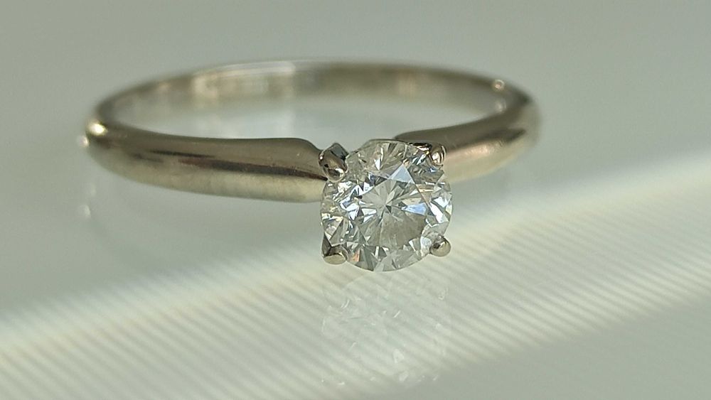 Inel aur 14k cu diamant 0.5ct