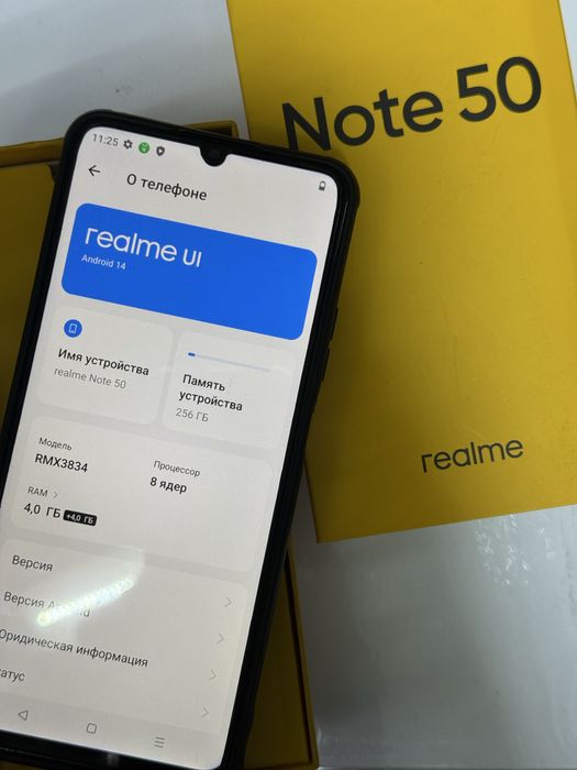 Realme note 50 256GB