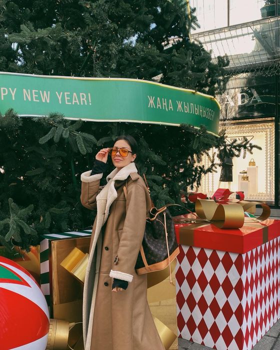 Дубленка длинная