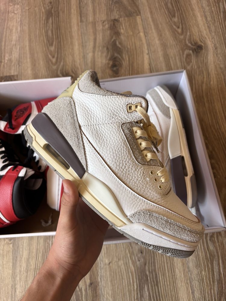 Jordan 1, 3 (Zion Voodoo, White/Red, A Ma Maniere)