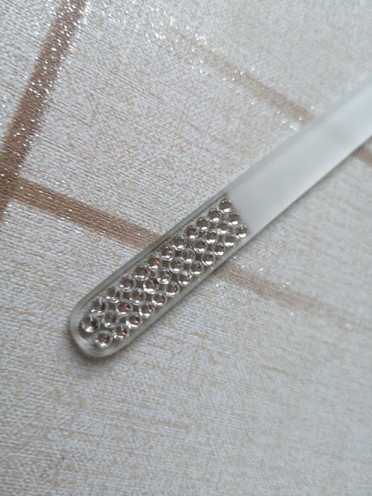 Вечна пила за нокти - стъклена с кристали swarovski