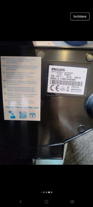 Expresor automat Philips 5400 latte go