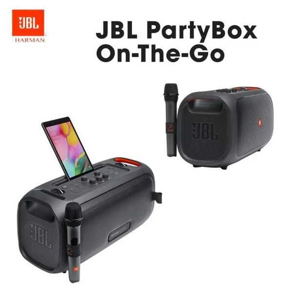JBL Partybox On-the-go | on-the-go dual mic