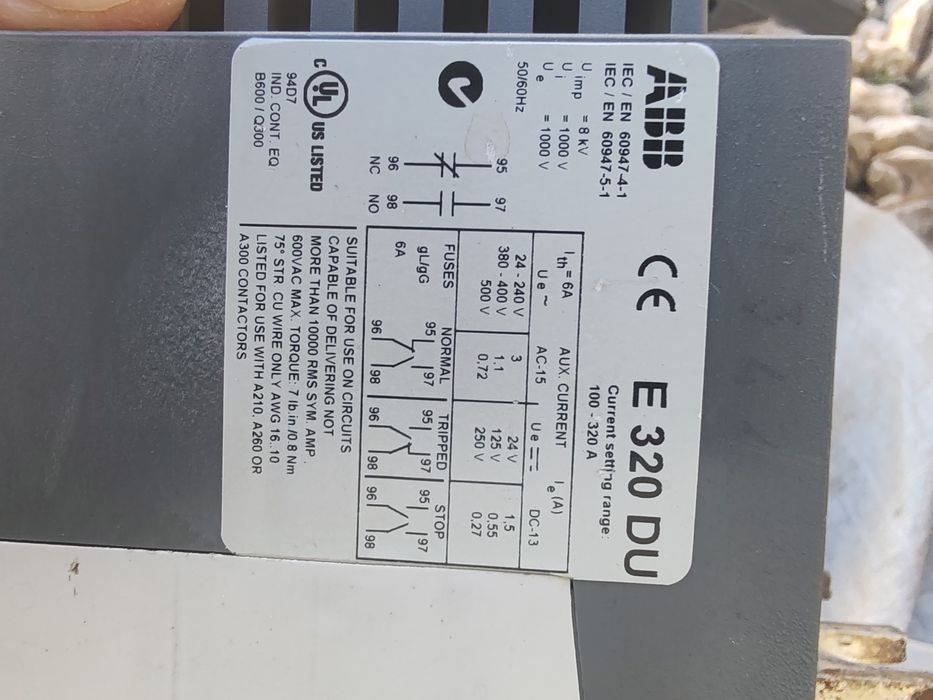 Releu de protectie termica si electronica