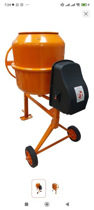 Продам бетономешалку большая 250 л