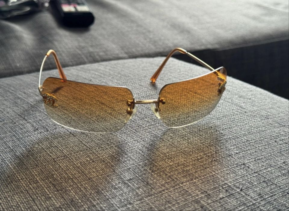 Ochelari chanel 4017-D c.125/56 62 17 120 coco mark gradient orange