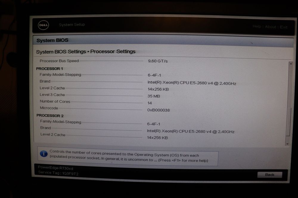 Server Dell PEdge R730XD 18 Bays LFF/SFF 28 Cores 128Gb 2200W Bezel