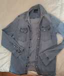 Cămaşă Denim Zara Bărbați S