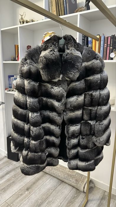 Шуба из Шиншиллы, Италия, шикарного качества