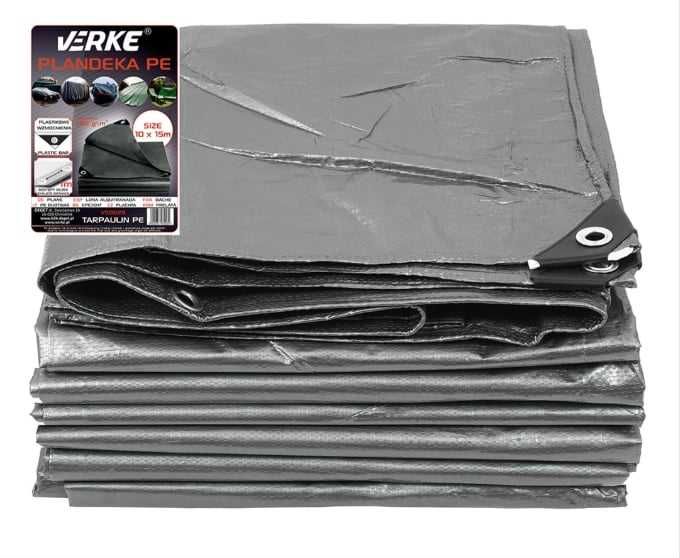 Prelata impermeabila 10x15m 120grmp acoperire cu inele prindere V50029
