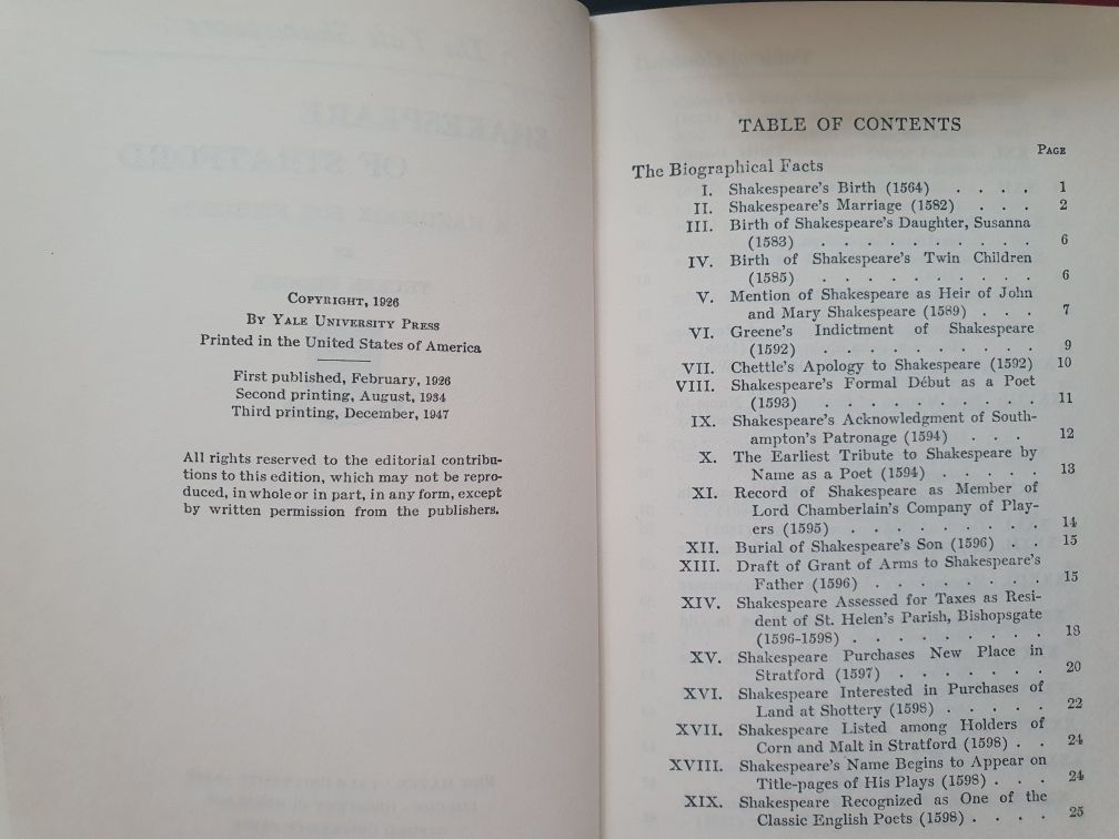 Colectia The Yale Shakespeare, Completa,40 vol,1918