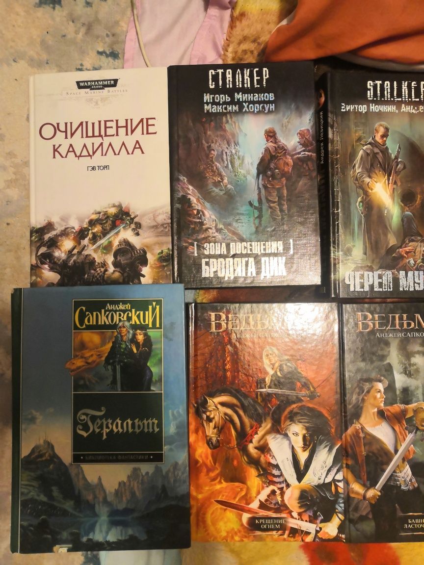 Книги по STALKER, Ведьмак, Warhammer 40000