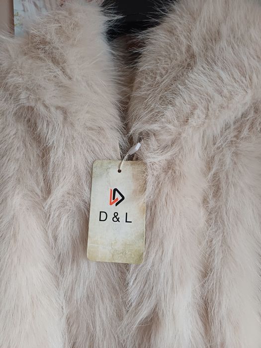 Пухкаво палто с качулка,ново