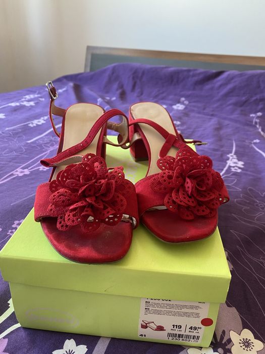 Червени сандали Graceland 41